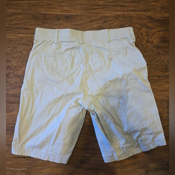 NWT Tailor Vintage Shorts Beige Khaki Tan Mens Size 32 Slim Waist Stretch Golf - Picture 3 of 6